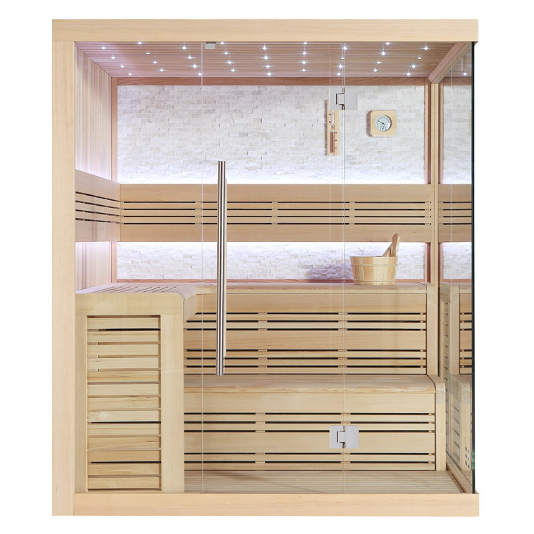 AWT Sauna 1105C Hemlock 180x180 sans poêle à sauna