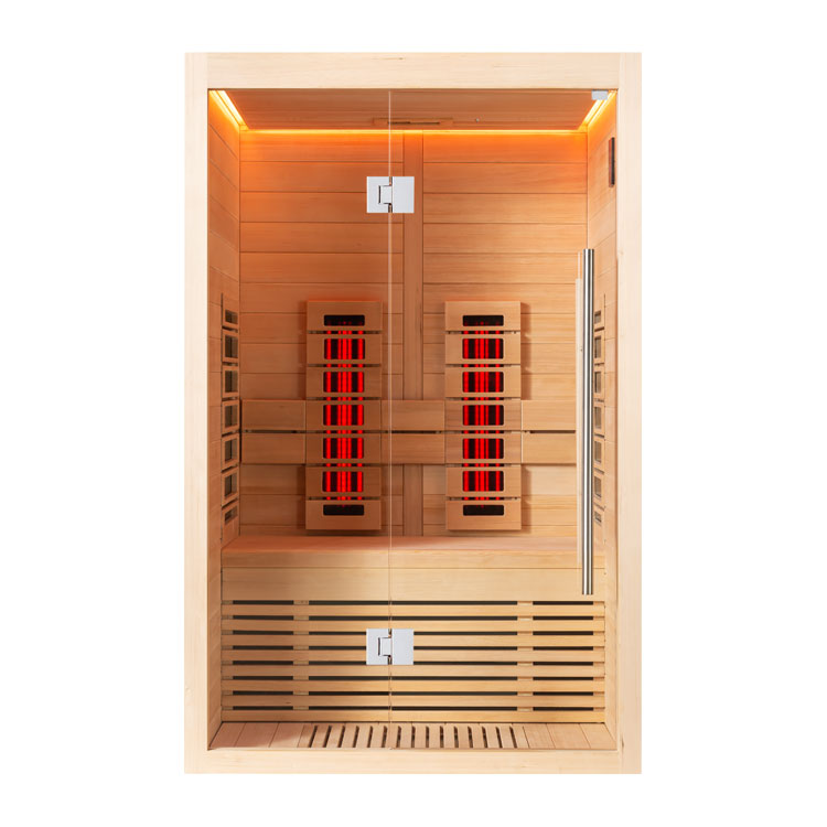 AWT Sauna 1250D-IR Hemlock 120x100 sans poêle à sauna