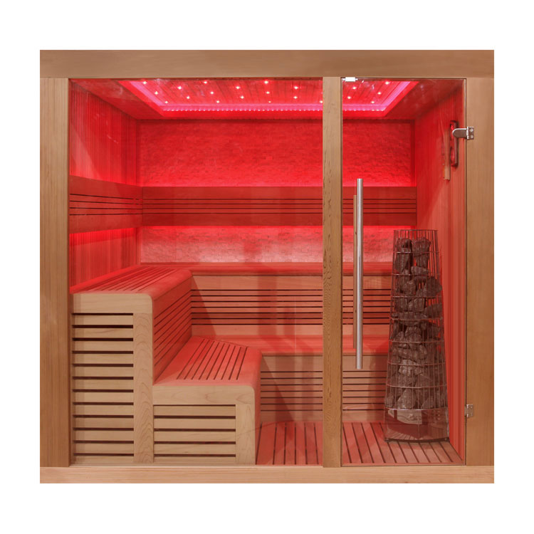 AWT Sauna E1243C cèdre rouge 180x160 9kW Kivi