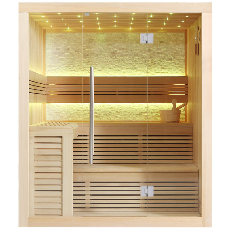 AWT Sauna 1102C Hemlock 180x150 sans poêle à sauna