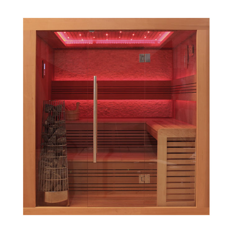 AWT Sauna E1241C cèdre rouge 180x170 9kW Kivi