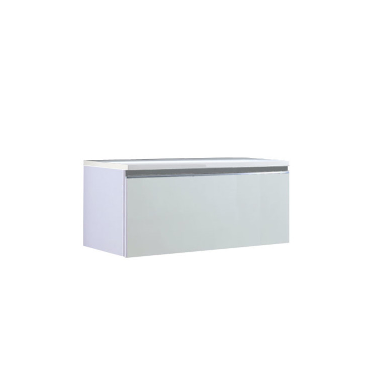 StoneArt Meuble de salle de bains Milano ME-1000pro blanc 100x45